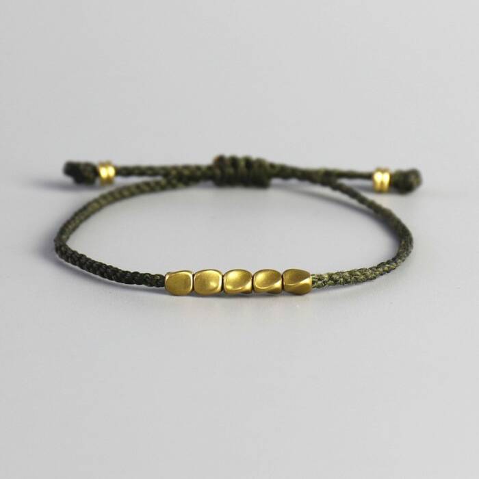 Tibetan Copper Bead Lucky Bracelet