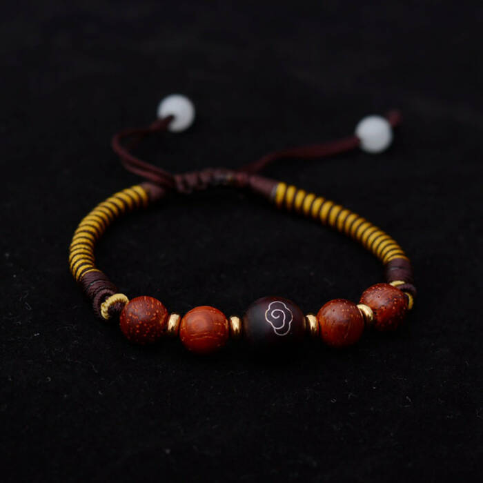 Df Ethnic Meditation Wood Bracelet