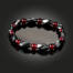 Magnetic Therapy Bracelet Black and Fire Engine Red