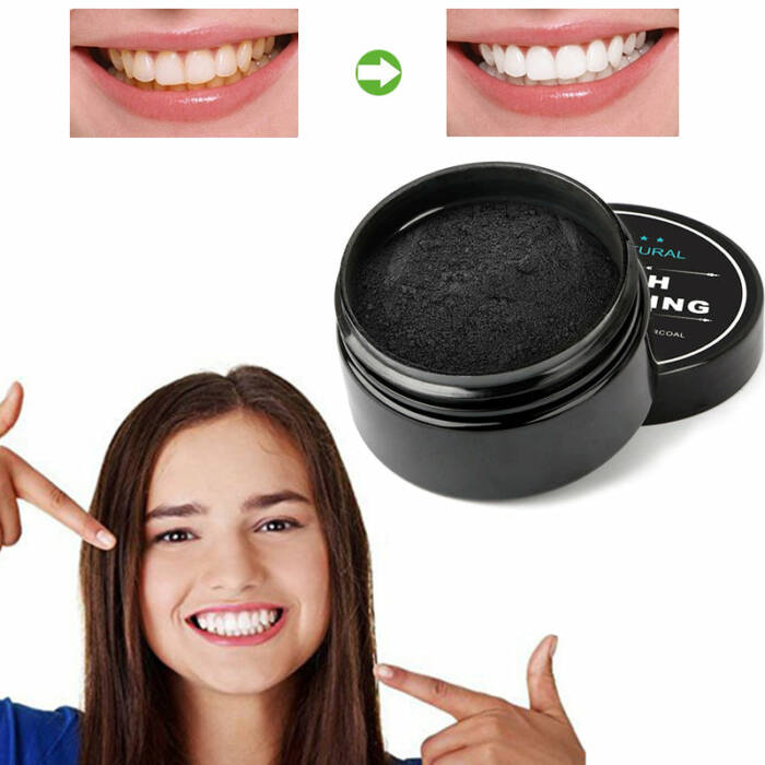 Df 95  Natural Activated Charcoal Teeth Whitener Powder