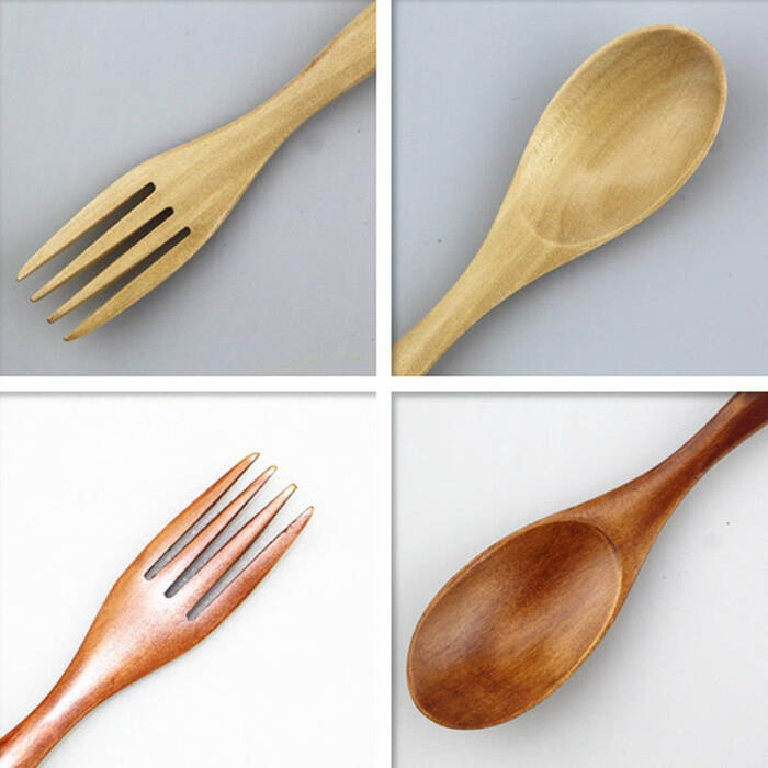 Df 147 Quality Wooden Spoon Forks