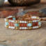 Howlite & Amazonite Cuff Bracelets