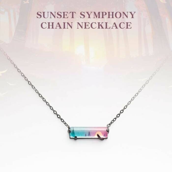 Sunset Symphony Chain Necklace