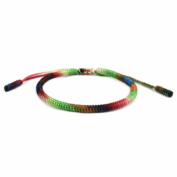 Rainbow Tibetan Handmade Lucky Bracelet