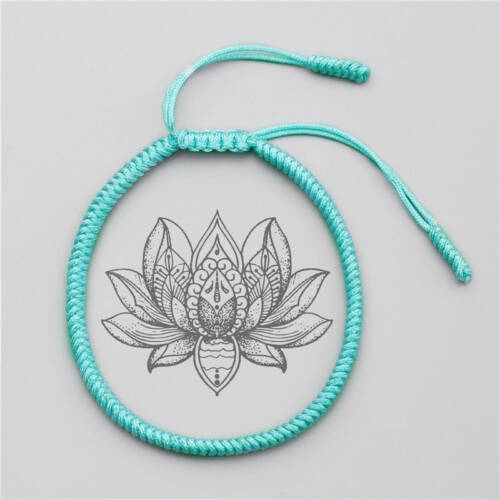 Tibetan Handmade Lucky Bracelet - Pool Blue