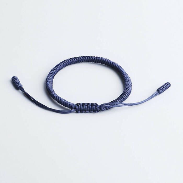 Handmade Tibetan Lucky Bracelet - Navy Blue