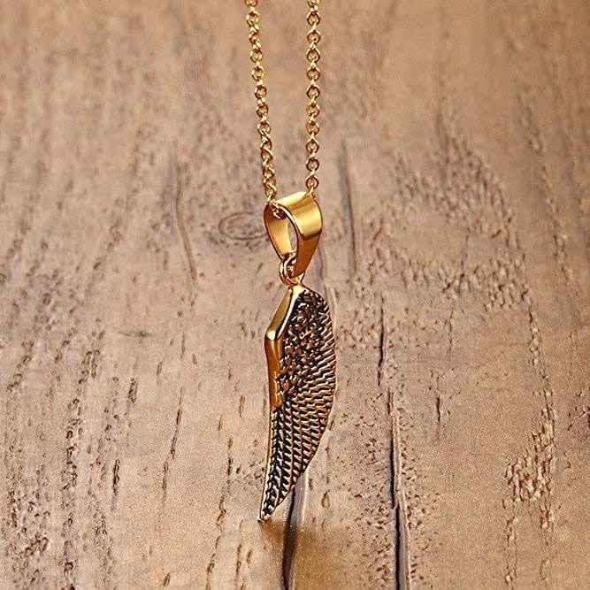 Vintage Feather Angel Wing Necklace [2 Colors]