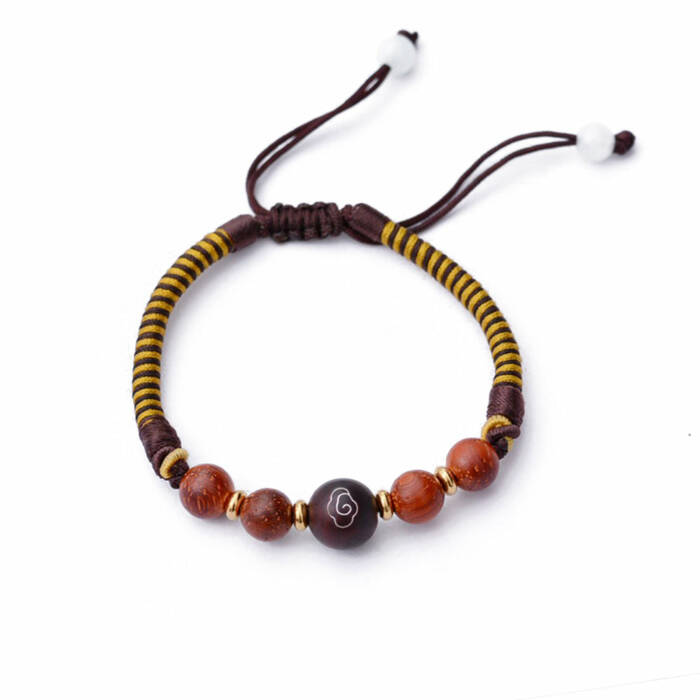 Df Ethnic Meditation Wood Bracelet
