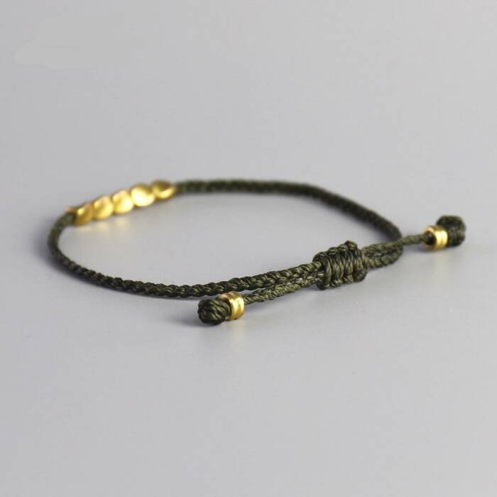 Tibetan Copper Bead Lucky Bracelet