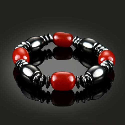Magnetic Therapy Bracelet - Black and Red Balloon