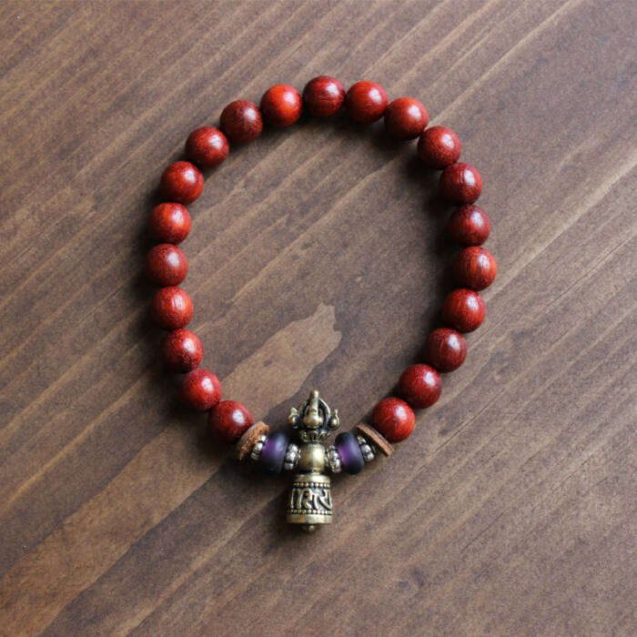 Tibetan Red Sandalwood Bracelet - Lucky