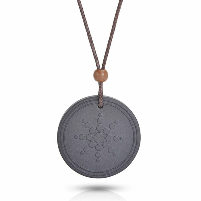 Df 77 Black Scalar Orgon Energy Pendant Necklace For Protection