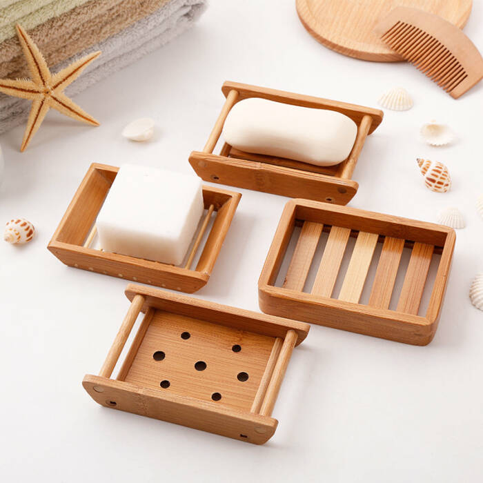 Df 149 Portable Soap Dishes Creative simple bamboo