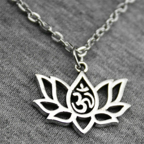 Lotus & Om Purity Charm Necklace