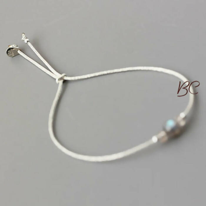 Pure Hand-braided Labradorite Bracelet