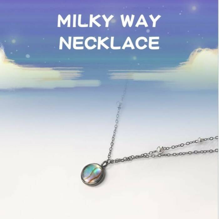 Milky Way Abalone Necklace