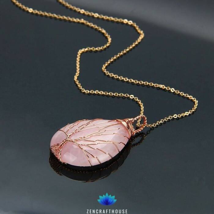 Tree of Life Copper Wire Necklace