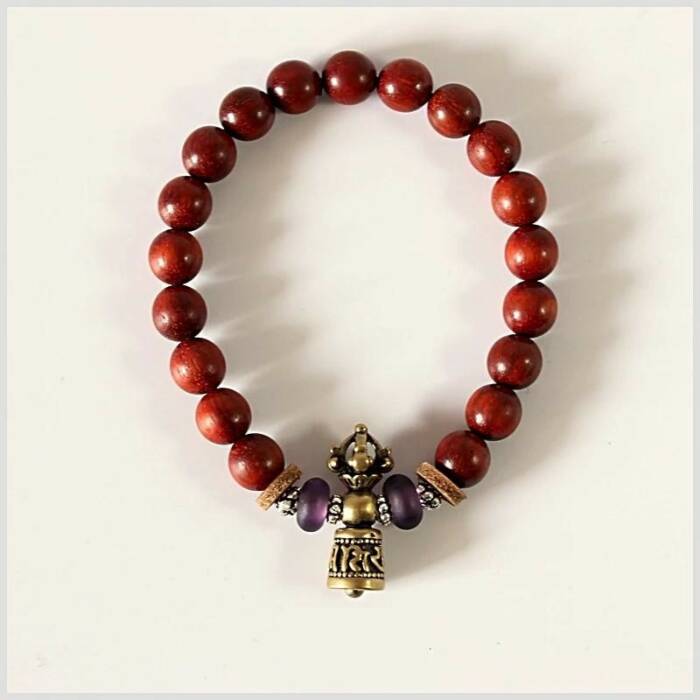 Tibetan Red Sandalwood Bracelet - Lucky